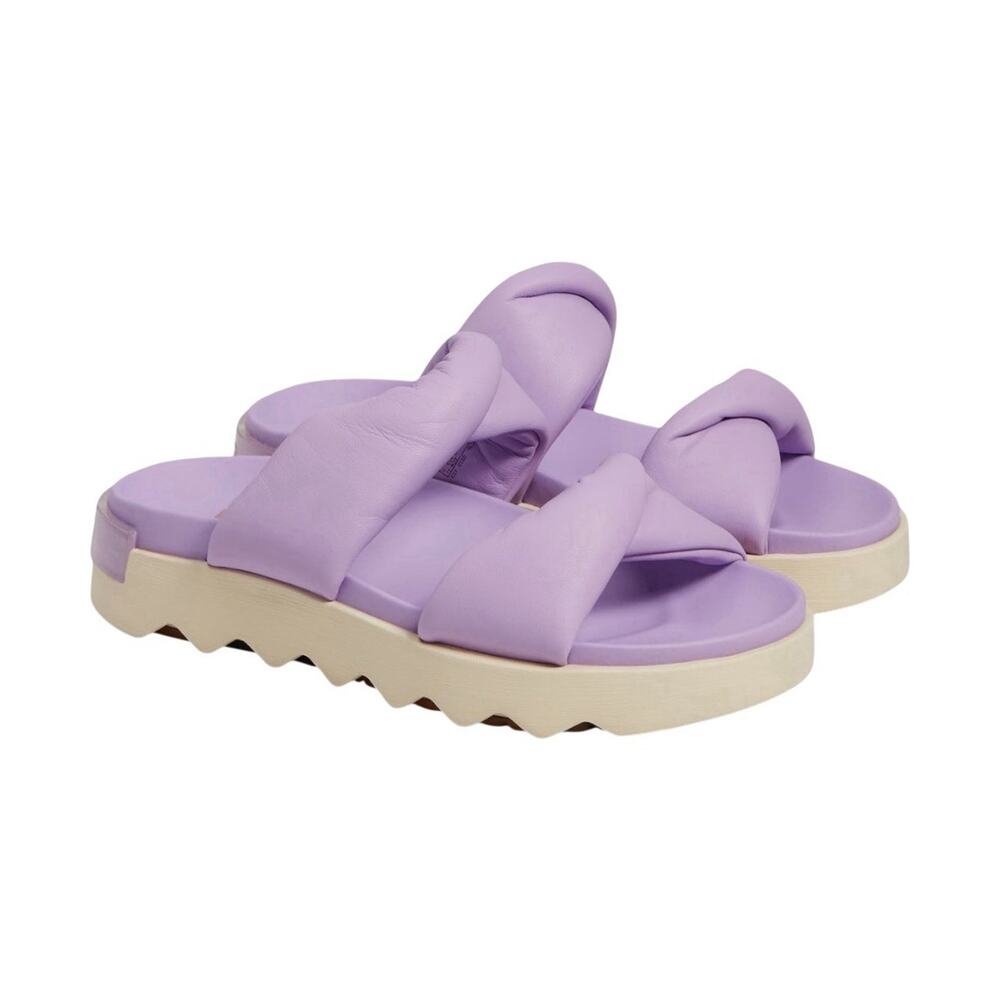 Sorel VIIBE Twist Slide Flat Sandals in Euphoric Lilac - 10.5